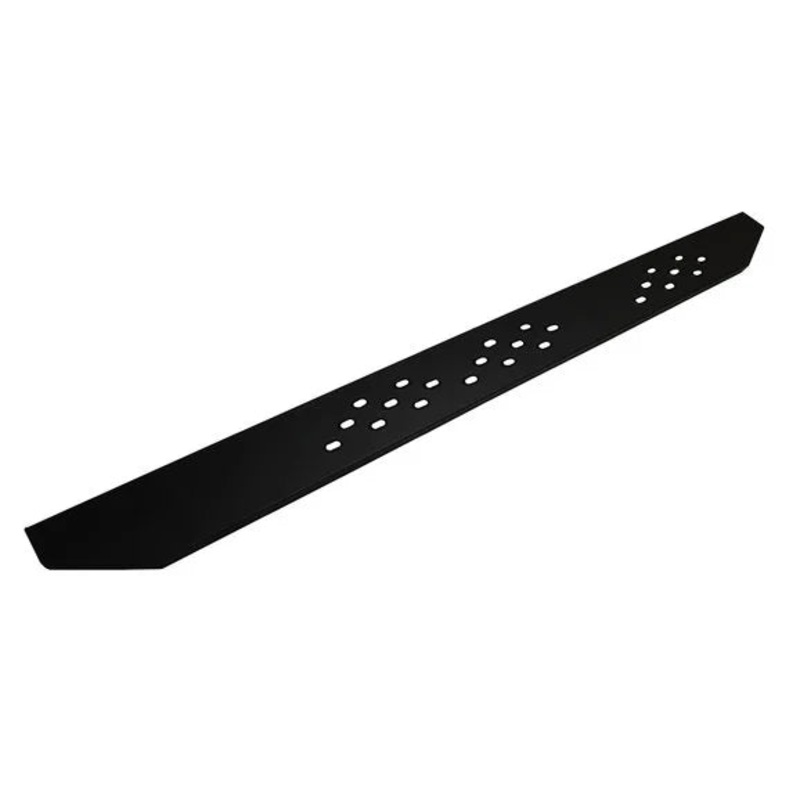 Owens Products 850021382 Venum Star Burst Running Boards Mill Finish Black Aluminum for 18-24 Jeep Wrangler JL Unlimited