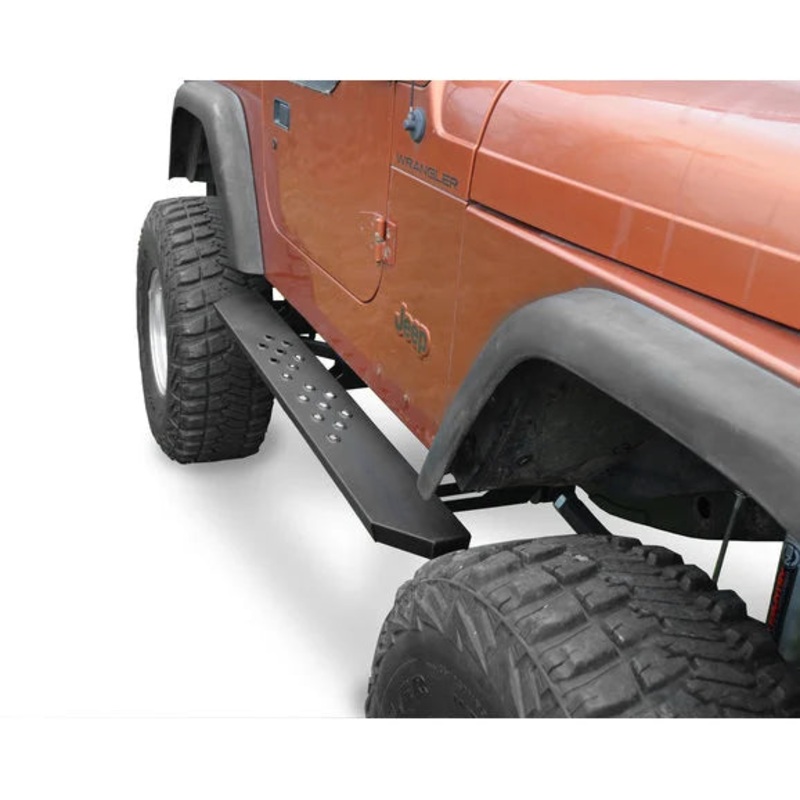 Owens Products 85004 Venum Star Burst Running Boards for 97-06 Jeep Wrangler TJ
