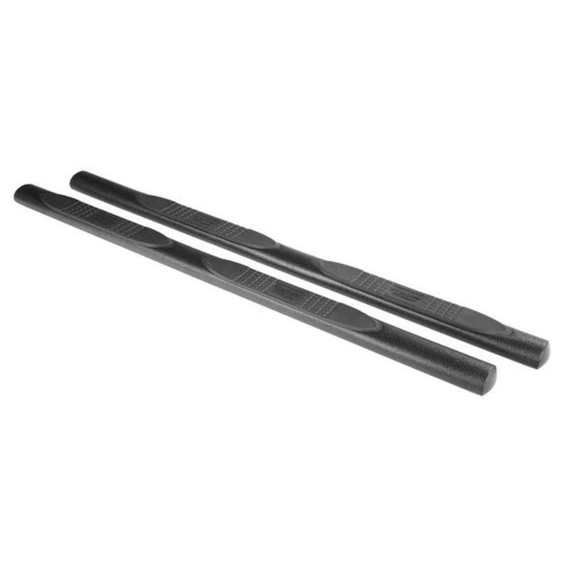 Rugged Ridge 11591.13 Oval 4" Side Step Pair for 18-24 Jeep Wrangler JL Unlimited