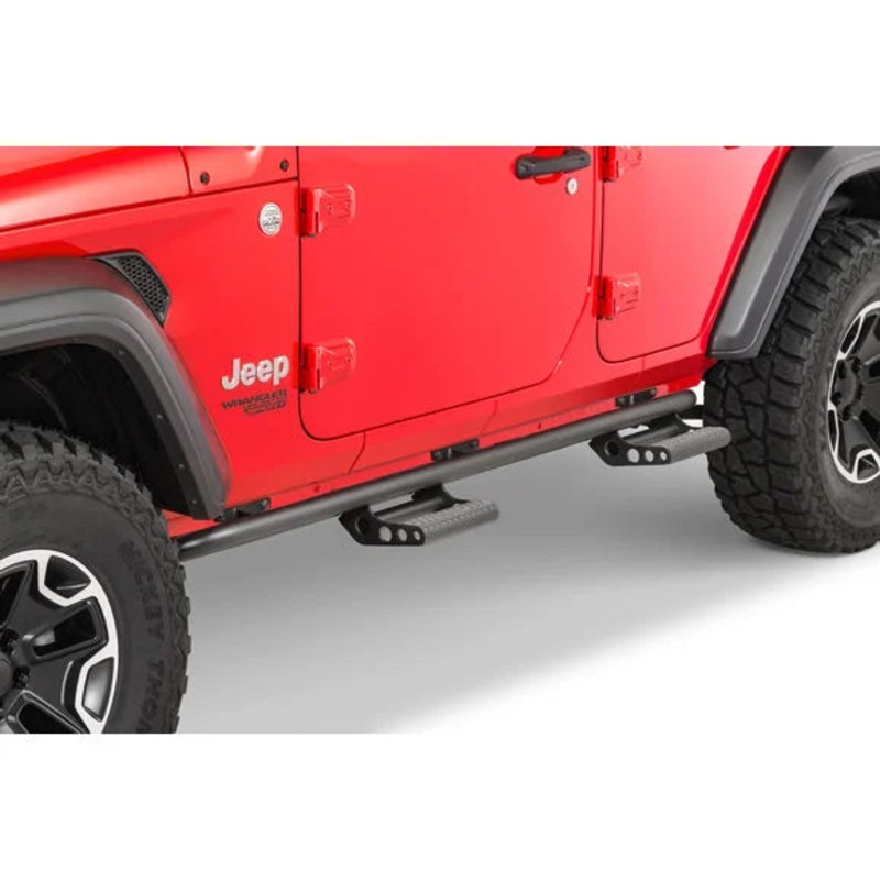 N-FAB J184RKRS4 Rock-Rail Step System for 18-24 Jeep Wrangler JL Unlimited