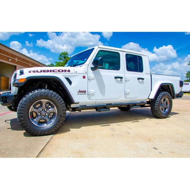 N-FAB J194TRKRS Rock Rail Step System for 20-24 Jeep Gladiator JT