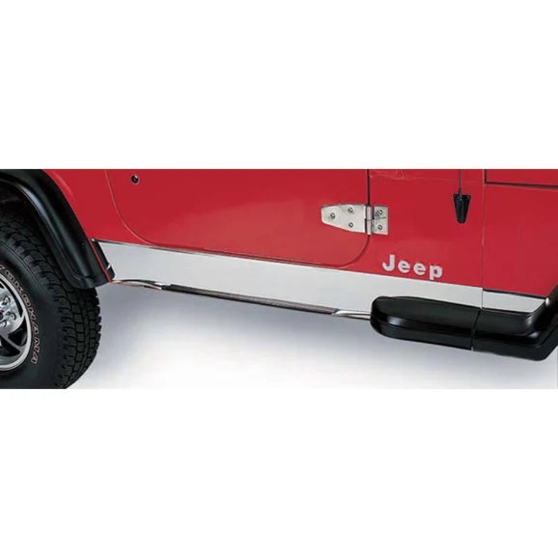 Rugged Ridge 11145.02 Stainless Steel Rocker Panels for 97-06 Jeep Wrangler TJ