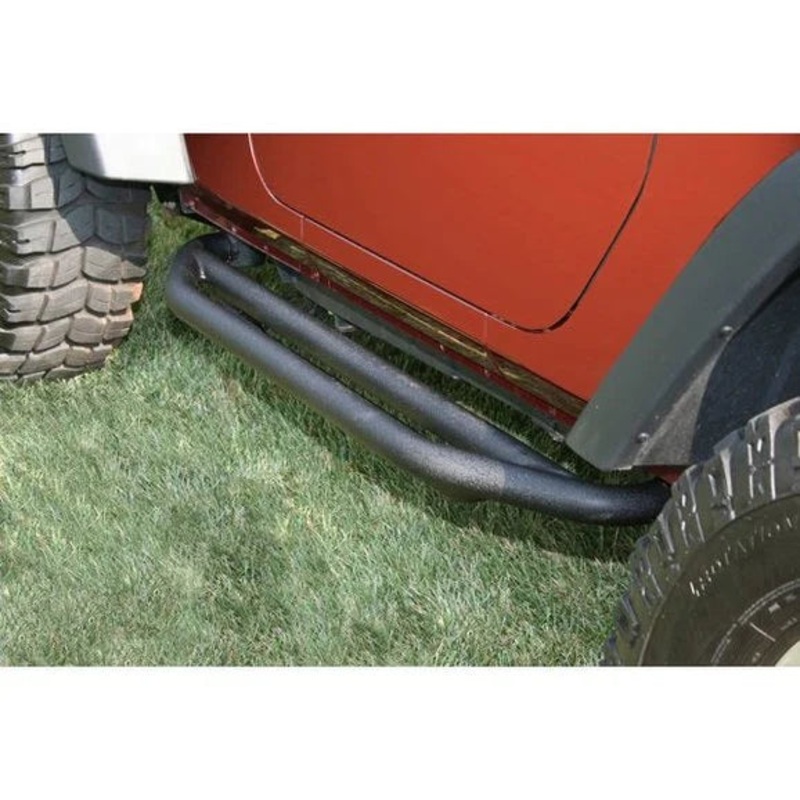Rugged Ridge 11504.21 Side Armor Guards for 07-18 Jeep Wrangler JK 2 Door