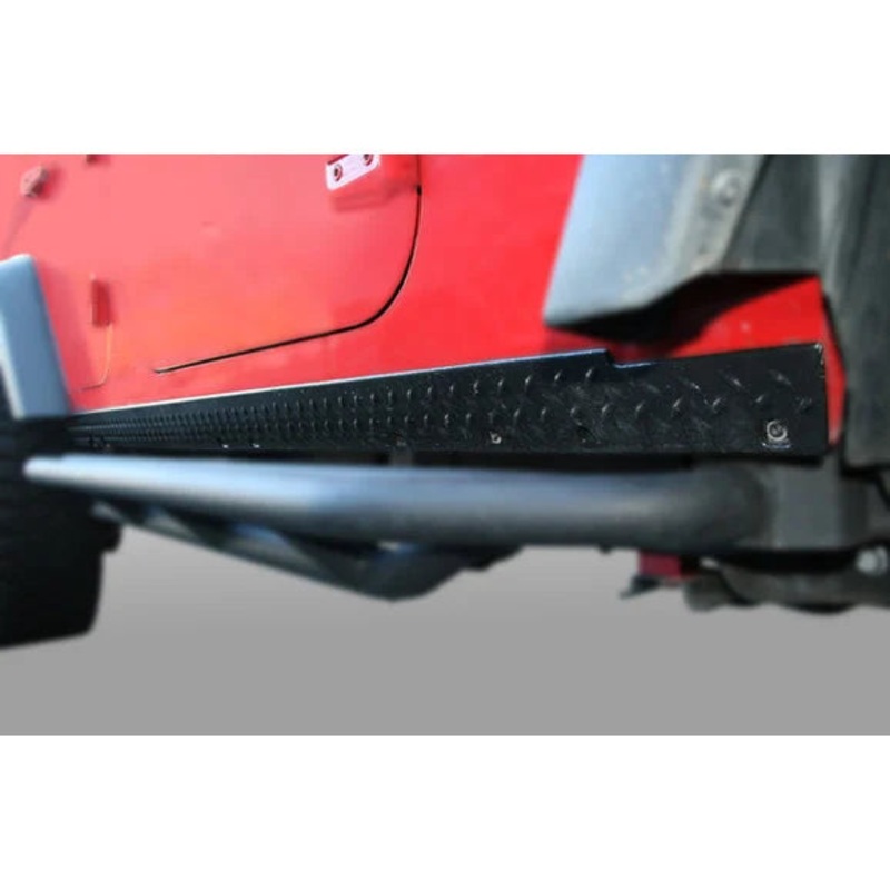Rugged Ridge 11651.05 Body Armor Rocker Guards in Black for 07-18 Jeep Wrangler Unlimited JK 4 Door