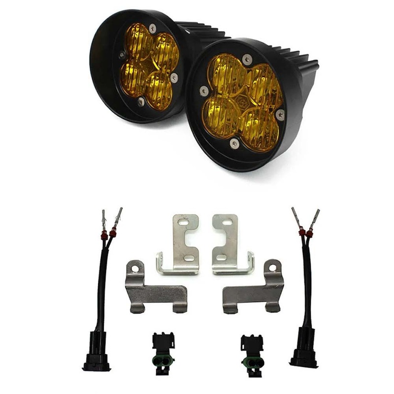 Baja Designs 2010+ Toyota Tacoma/Tundra/4Runner Fog Light Kit Squadron SAE Amber FPK