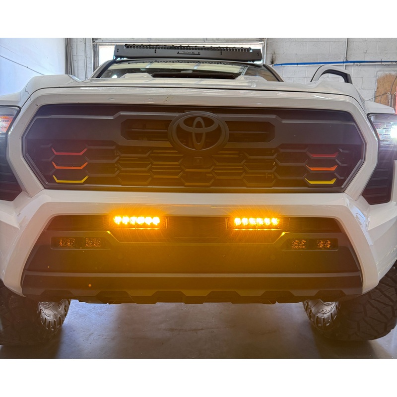 4th Gen Tacoma Behind the Grill Dual 6" Bar Kit - Clear Lens