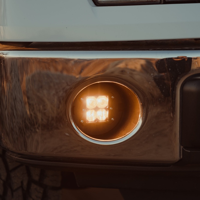 Ford F250 (2006-2014) - LED Fog Light Kit - Amber Lens