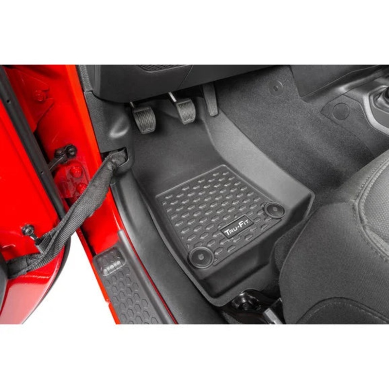 Quadratec Tru-Fit Floor Liners for 18-24 Jeep Wrangler JL 2-Door