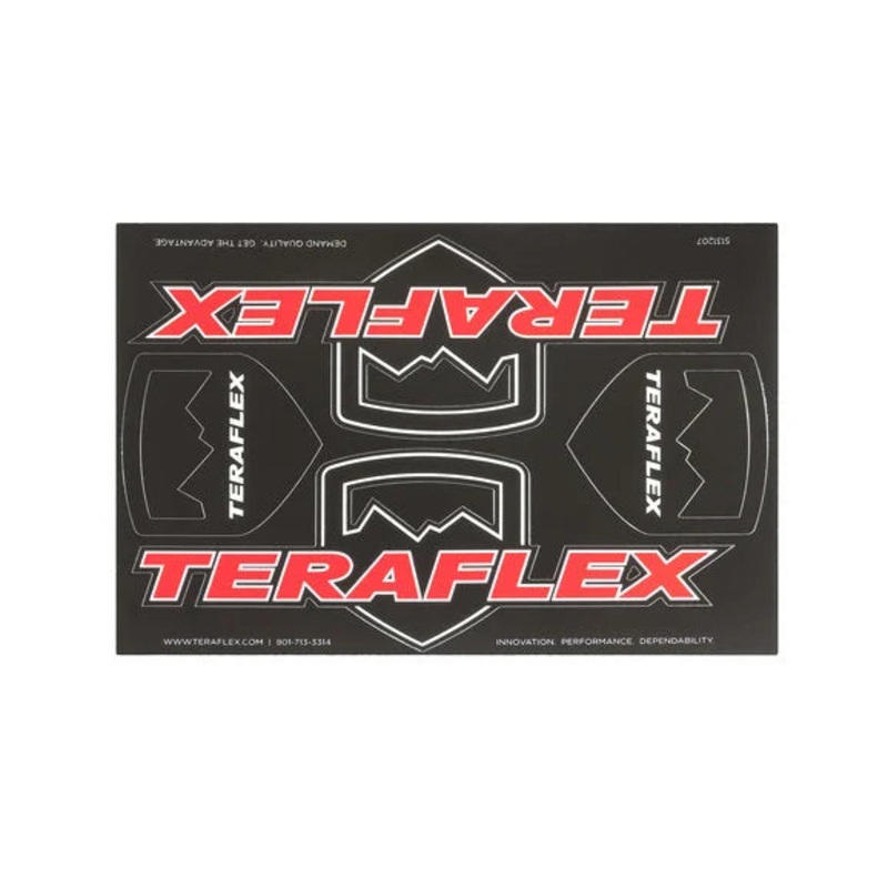 Teraflex 5131207 6" x 8" Sticker Sheet