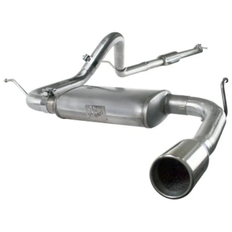 aFe Power 49-46206 Mach Force XP 2.5" CAT Back Exhaust for 07-11 Jeep Wrangler Unlimited JK 4 Door with 3.8L