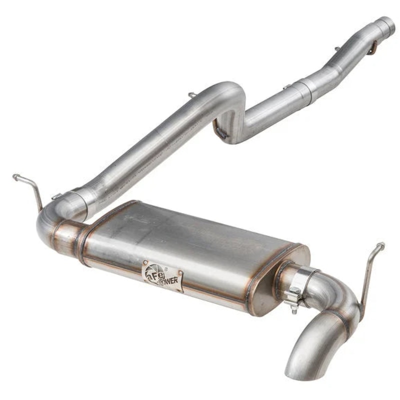 aFe Power 49-46221 Mach Force XP Hi-Tuck 3" CAT Back Exhaust for 12-18 Jeep Wrangler JK 2 Door with 3.6L