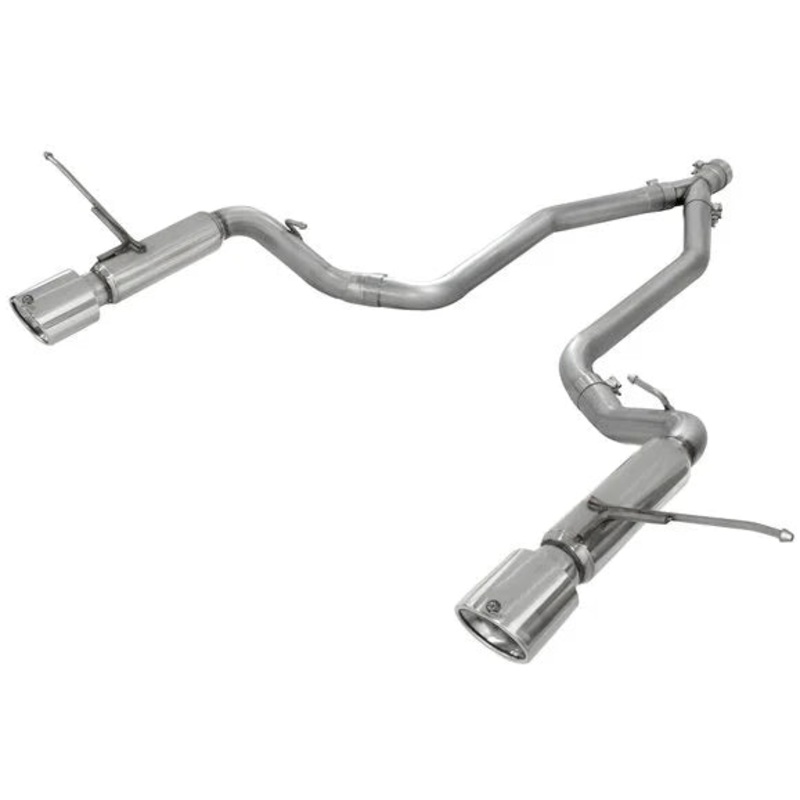 aFe Power 49-46234 MACH Force XP Stainless Steel 2.5" DPF-Back Exhaust with Resonators for 14-15 Jeep Grand Cherokee with V6-3.0L EcoDiesel