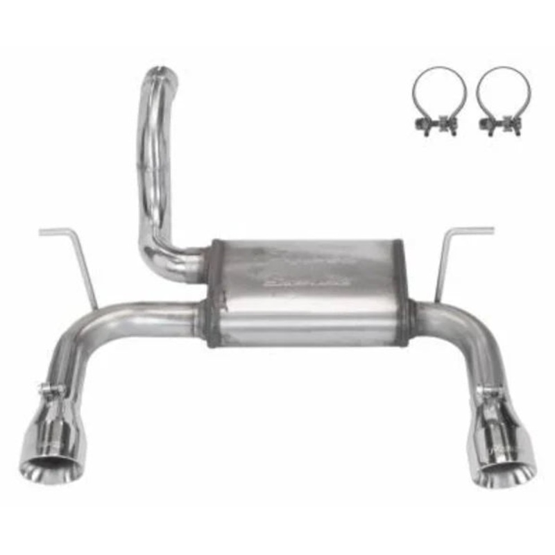Pypes Performance Exhaust SJJ24S Dual Axle Back Exhaust System with Street Pro Muffler for 18-23 Jeep Wrangler JL