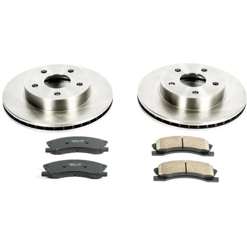 Power Stop KOE2149 Front Z16 Autospecialty Daily Driver OE Brake Kit for 99-04 Jeep Grand Cherokee WJ with Akebono Calipers