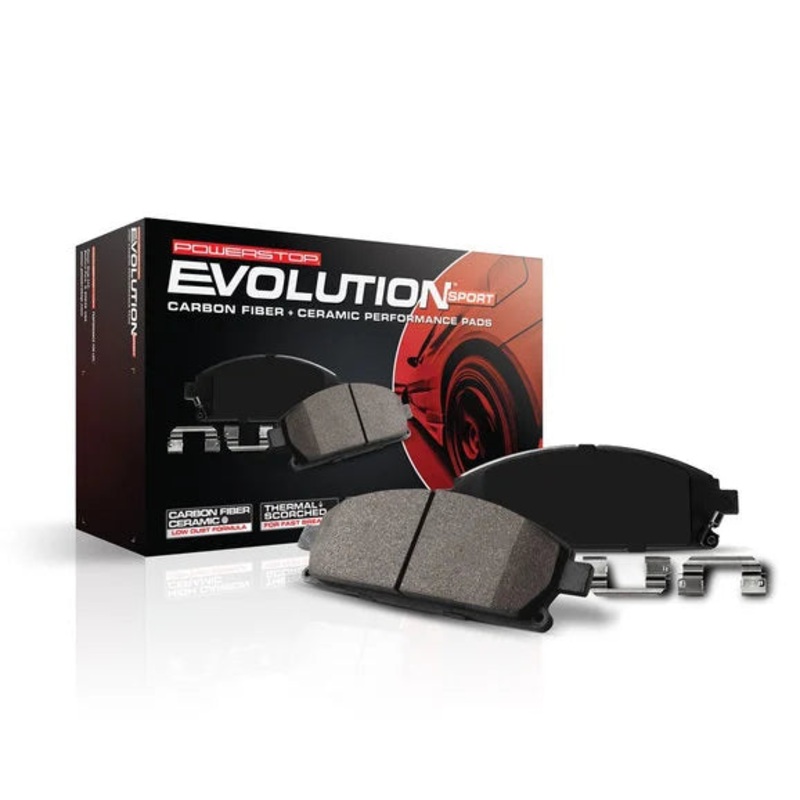 Power Stop Z23-6006 Z23 Evolution Sport Front Brake Pad Kit for 18-21 Jeep Grand Cherokee Trackhawk