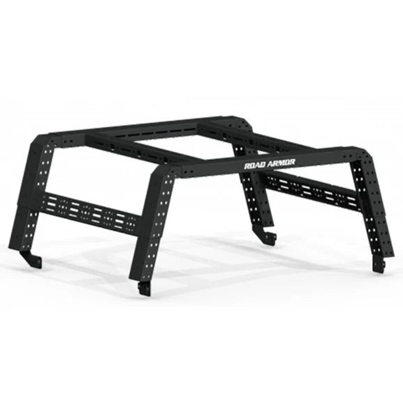 Road Armor 520BRS52B Treck Adjustable Bed Rack System with Bracket Kit for 20-24 Jeep Gladiator JT