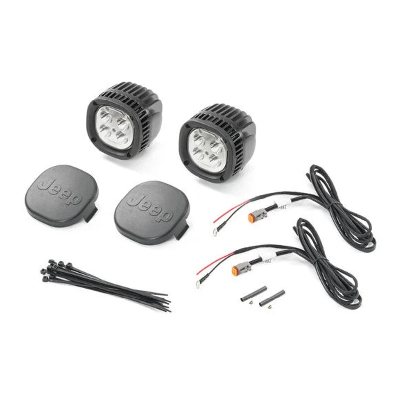 Mopar 82215385AC 5" LED Offroad Light Kit for 18-24 Jeep Wrangler JL & Gladiator JT