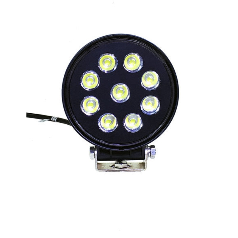 Quake LED QFR793 Fracture RGB 4" Round LED Spot Light- Single