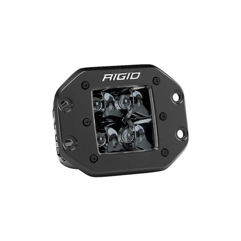 Rigid Industries 211213BLK D-Series PRO Midnight Edition Spot Beam 3" Flush Mount LED Light- Single