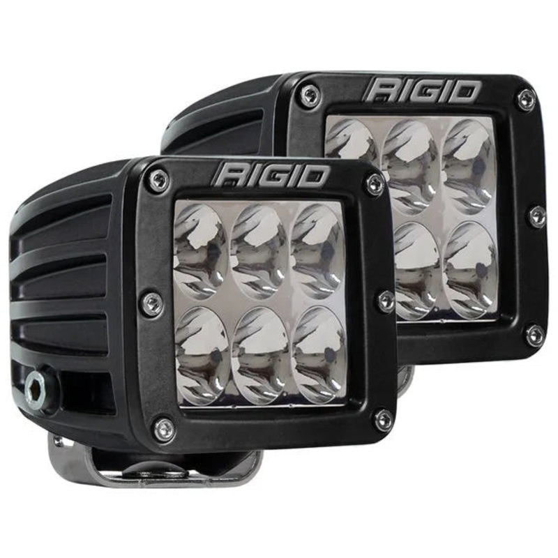 Rigid Industries 502313 D-Series Pro 3" LED Cube Light Pair Driving Beam Pattern
