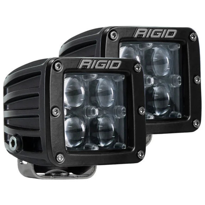 Rigid Industries 504713 D-Series Pro 3" LED Cube Light Pair Hyperspot Beam Pattern