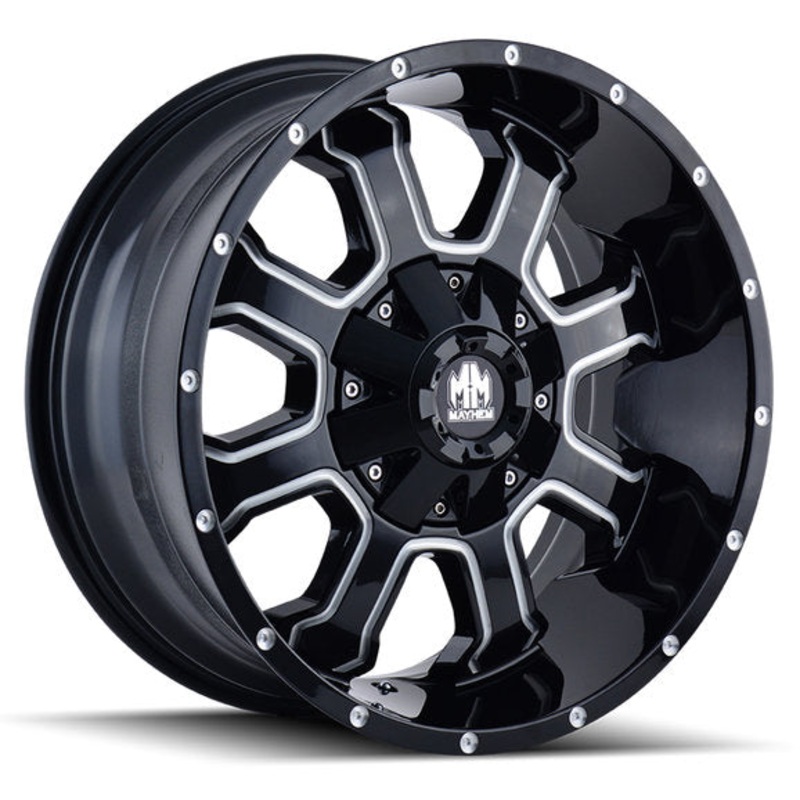 Mayhem Fierce Series 8103 Wheel for 07-24 Jeep Wrangler JL, JK & Gladiator JT
