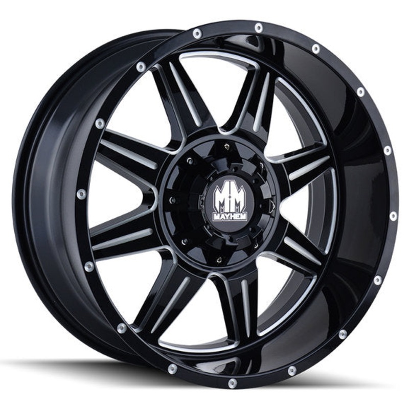 Mayhem Monstir Series 8100 Wheel for 07-24 Jeep Wrangler JL, JK & Gladiator JT