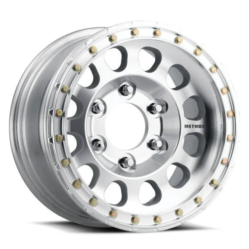 Method Race Wheels MR10358055324BR 103 Beadlock Wheel 15x8 with 3.50in Backspace Machined for 55-86 Jeep CJ