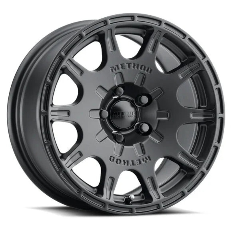 Method Race Wheels MR50257012515SC Standard Series 502 VT-Spec Rally Wheel 15x7 with 4.60in Backspace Matte Black for 87-06 Jeep Wrangler YJ & TJ