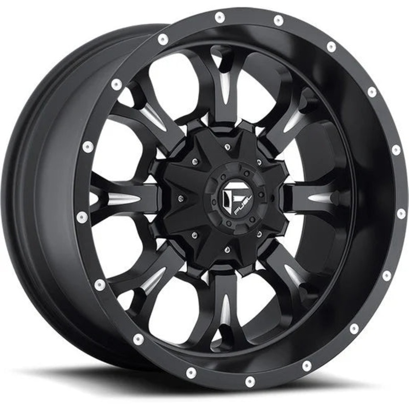 Fuel Off-Road Krank Wheel in Black for 84-06 Jeep Wrangler YJ, TJ, & Cherokee XJ