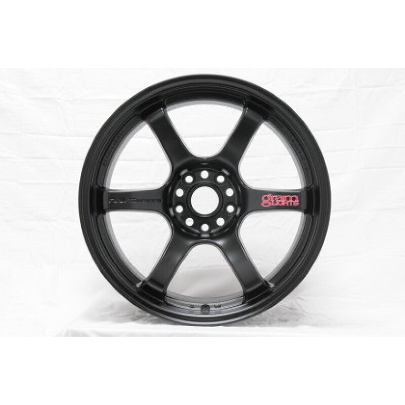Gram Lights 57DR 18x9.5 +38 5-120 Semi Gloss Black Wheel