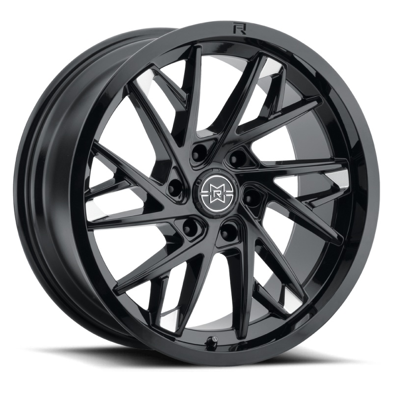 Method Raised MR801 20x10 / 6x135 BP / 10mm Offset / 87mm Bore - Gloss Black Milled Wheel