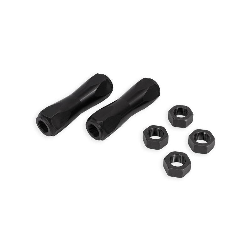 BMR 70-81 Chevrolet Camaro / Pontiac Firebird Tie Rod Sleeves 11/16in Thread - Black Anodized