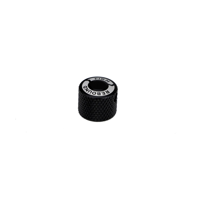 Ridetech Short Rebound Knob for HQ Shocks - Aluminum - Black