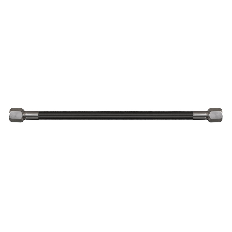 Goodridge 9in Universal Oil Line Assembly w/Black Fittings
