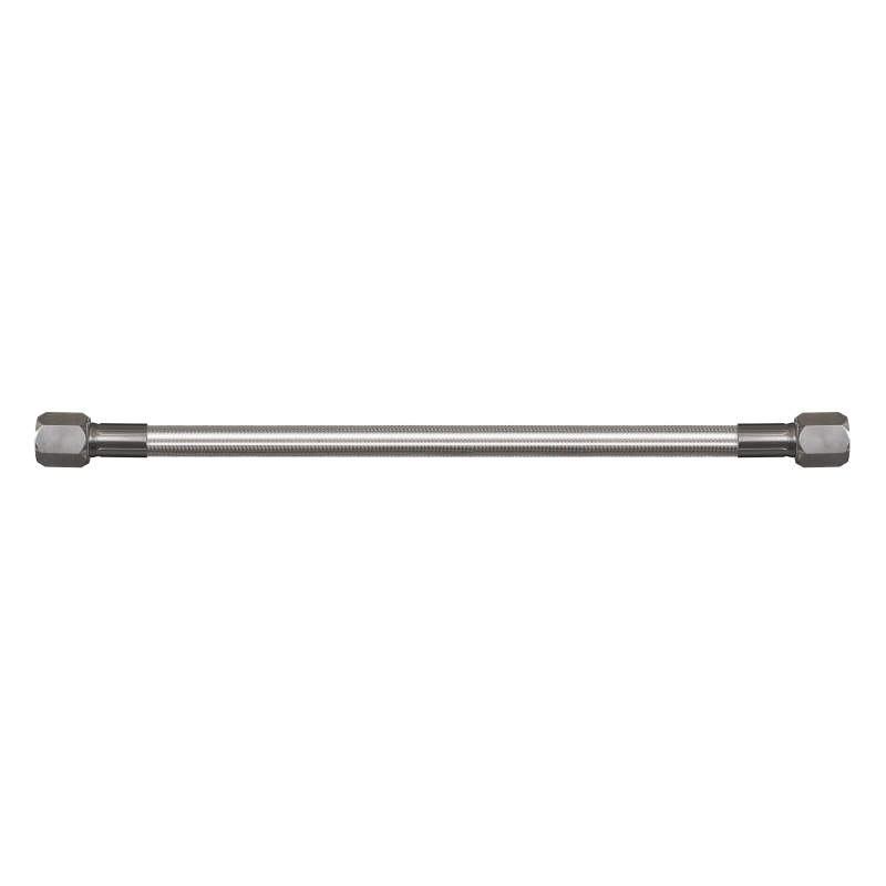 Goodridge 9in Universal Oil Line Assembly w/Clear Fittings