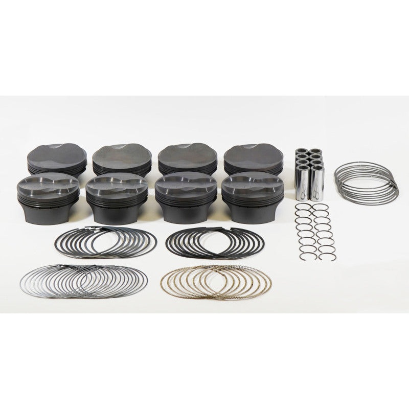 Mahle MS Piston Set GM LSX 434cid 4.155x1.110RCH 4.0 Stk 6.125 Rod .927 Pin 5.6cc 13.8CR - Set of 8