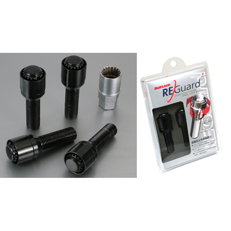 Project Kics 12R 28MM Black Reguard Bolt - 12X1.50