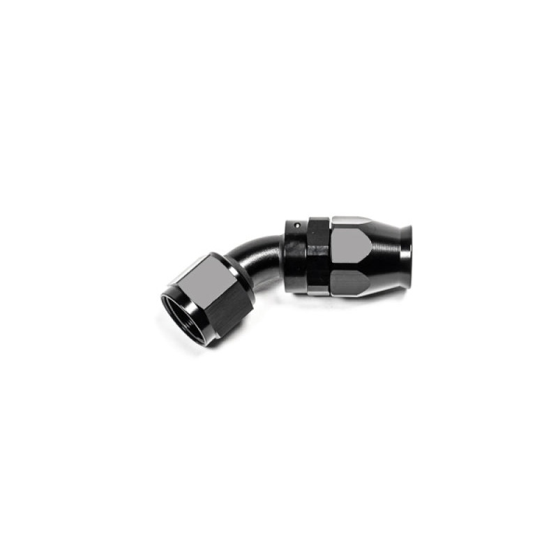 Radium Engineering 10AN Hose End 45 Degree PTFE - BLACK