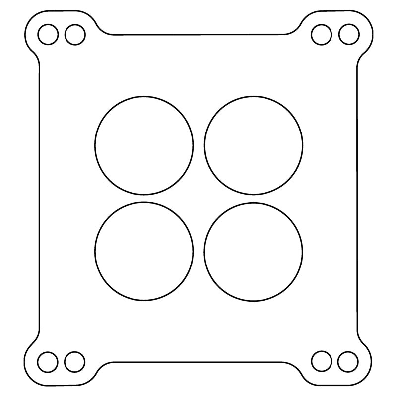 Cometic Carter AFB Holley 4 Barrel .039in Fiber Carburetor Gasket - 4-Hole - Double Drilled
