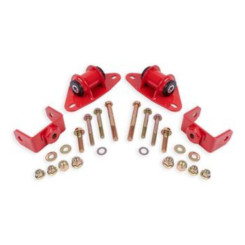 BMR 14-19 Chevrolet Corvette Motor Mount Kit - Red