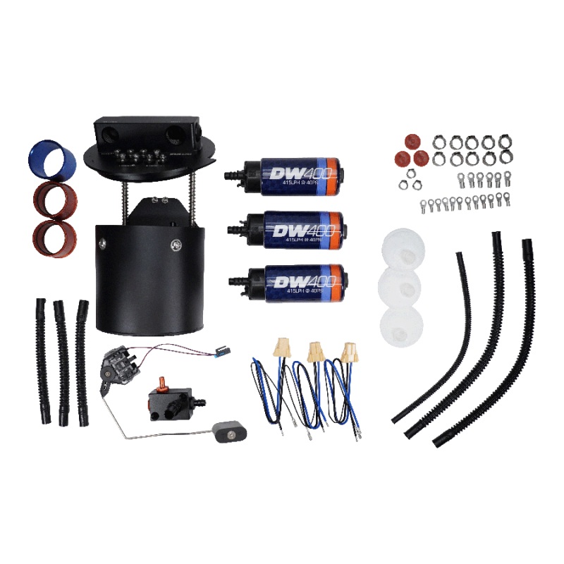 DeatschWerks X3 Series Fuel Pump Module w/ Triple DW400 Fuel Pumps for 2011-2024 Ford Mustang