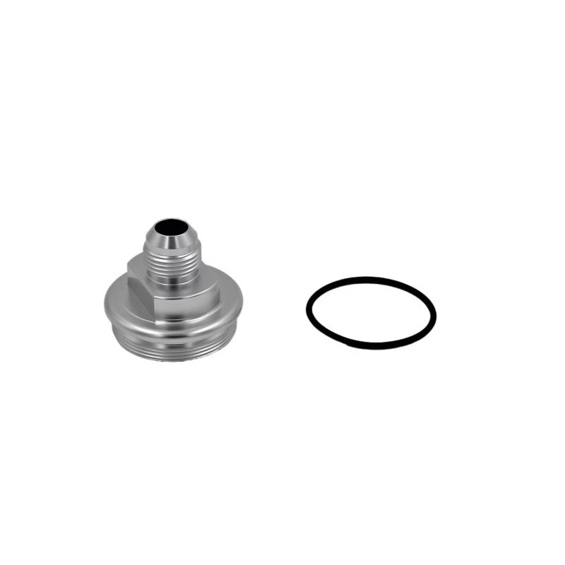 Fuelab Replacement Filter Cap -10AN Inlet - Clear