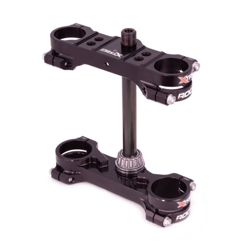 XTrig 21-23 GasGas MC 65/ Husqvarna TC 65/ KTM 65 SX ROCS Tech Clamp Offset 22 mm. - Black