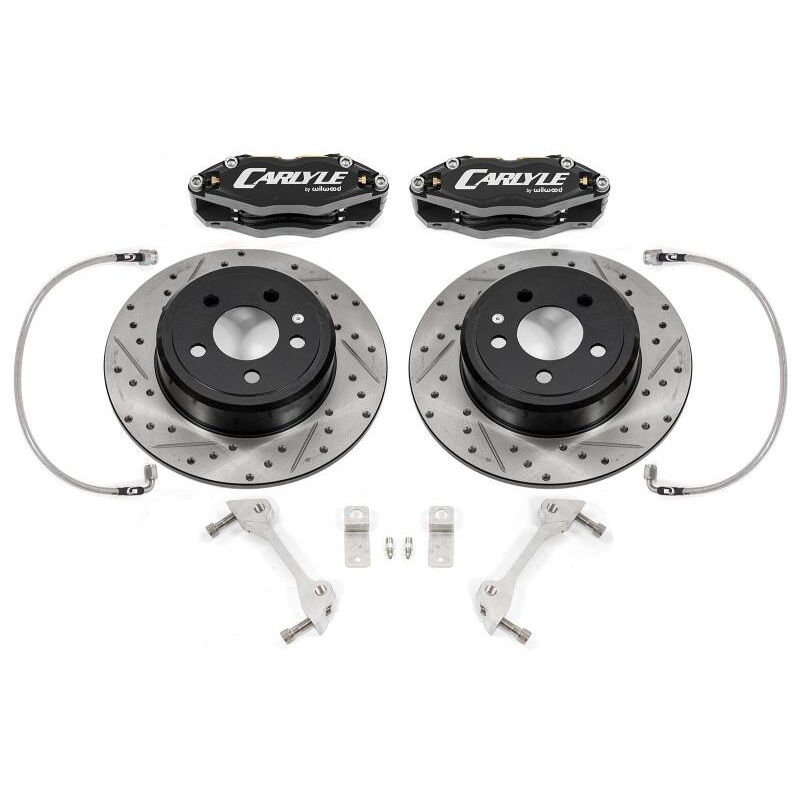 BMR 08-23 Dodge Challenger Brake Kit For 15in Conversion Black Calipers Non-Demon/Redeye