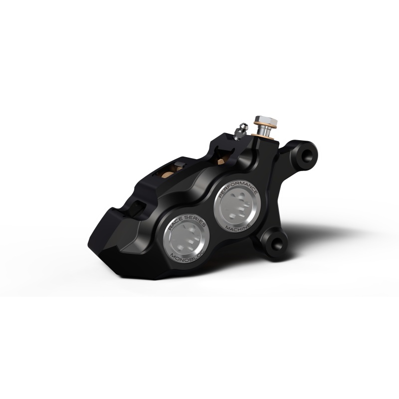 Performance Machine 08-23 FL,18-24 M8 Softail,06-17 VRod 137x4B Rce Series Monobloc Caliper Left CLR