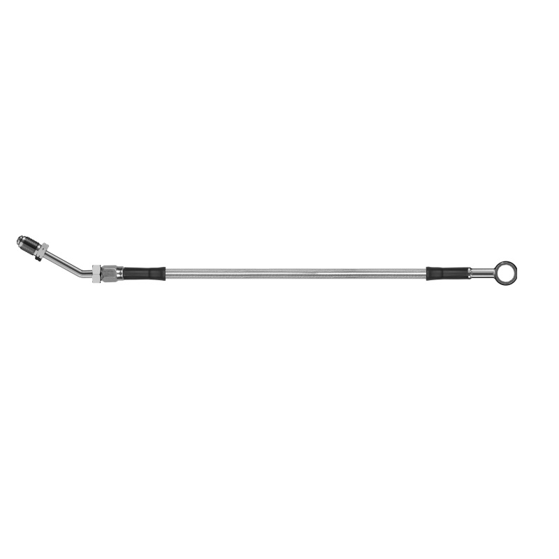 Goodridge 56in Universal Clutch Line w/SS Fittings & Clear Hose - Straight Banjo w/M10 Fitting