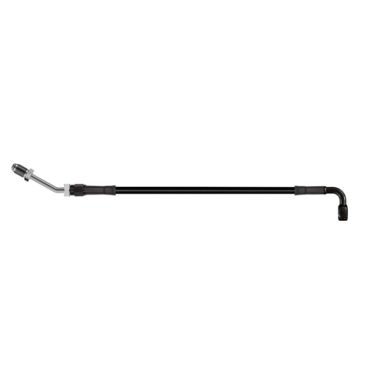 Goodridge 58in Universal Clutch Line w/Black Zinc Fittings & Black Hose - 90Deg Banjo w/M10 Fitting