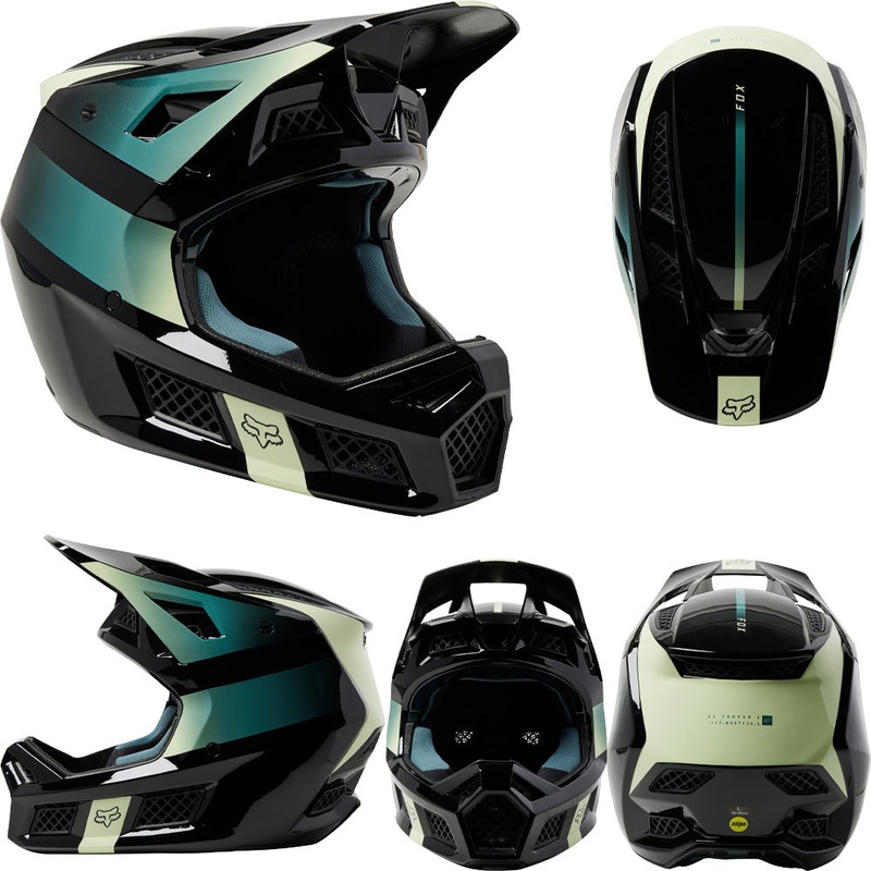 Fox Rampage Pro Carbon Helmet - S - Glnt Black