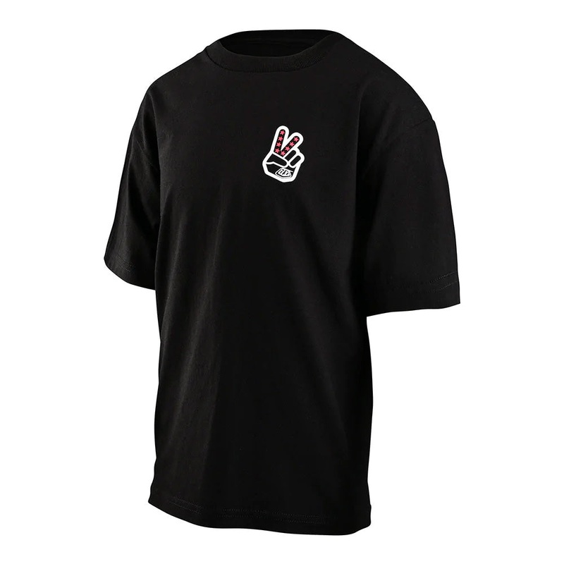 TLD Peace Out Youth Tee - Youth XL - Black